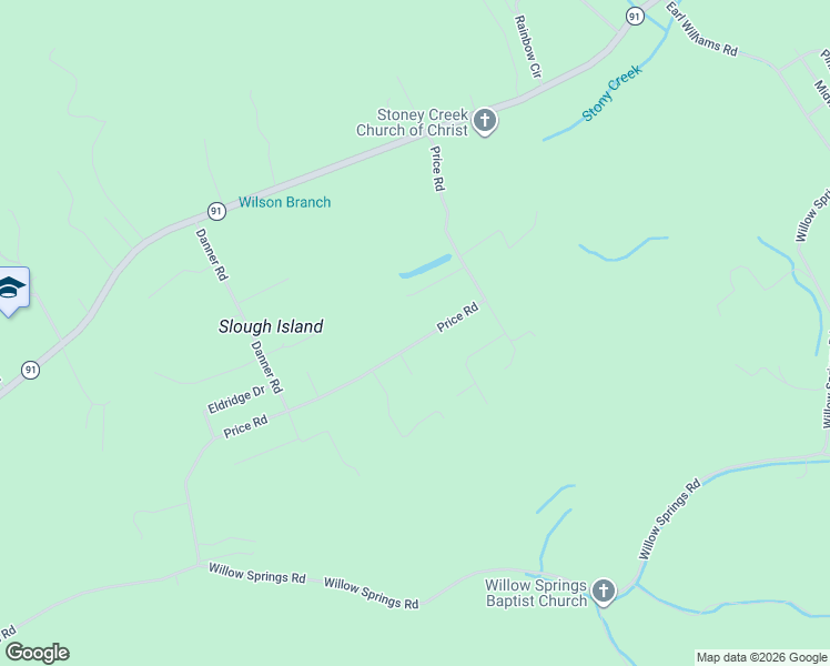 map of restaurants, bars, coffee shops, grocery stores, and more near 261 Price Rd in Elizabethton