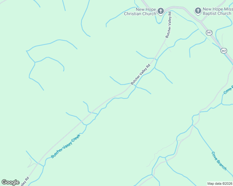 map of restaurants, bars, coffee shops, grocery stores, and more near 266 Butcher Valley Road in Rogersville