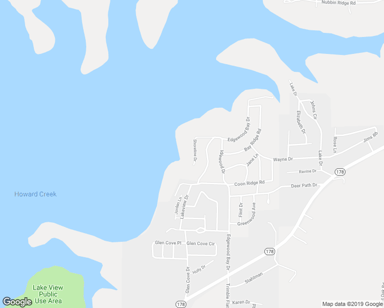 map of restaurants, bars, coffee shops, grocery stores, and more near 171 Shoreline Drive in Lakeview