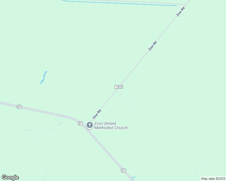 map of restaurants, bars, coffee shops, grocery stores, and more near 75 Zion Road in Hobbsville