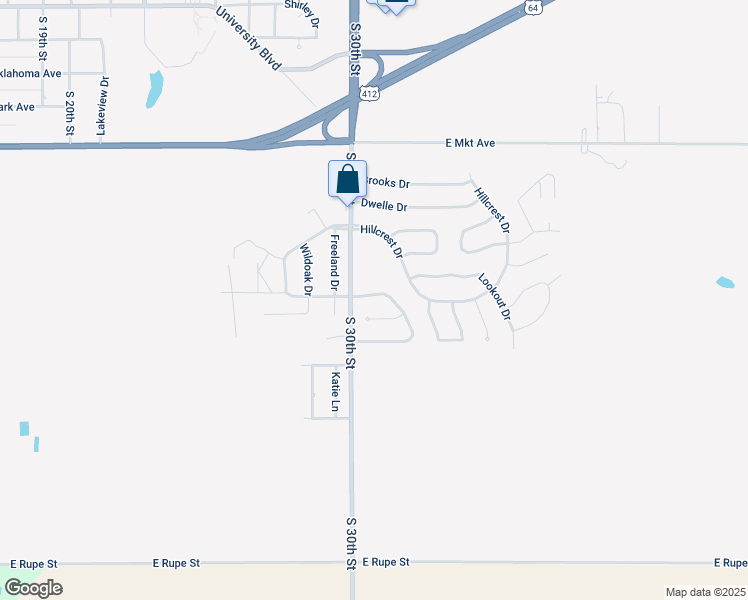 map of restaurants, bars, coffee shops, grocery stores, and more near 3013 Forestridge Drive in Enid