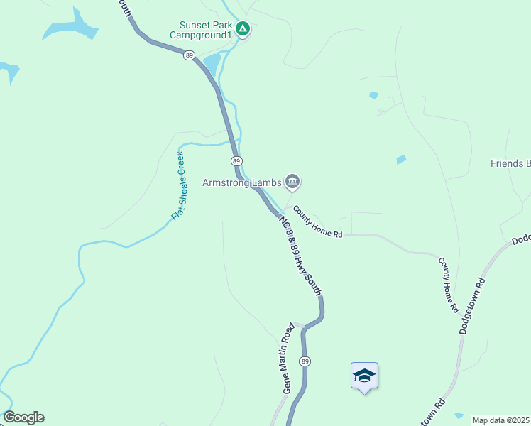 map of restaurants, bars, coffee shops, grocery stores, and more near 1904 North Carolina 8 & 89 Highway South in Walnut Cove