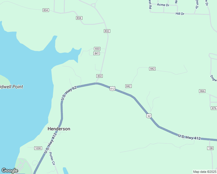 map of restaurants, bars, coffee shops, grocery stores, and more near 10995 U.S. 62 in Henderson