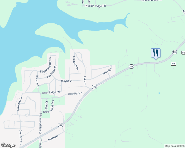 map of restaurants, bars, coffee shops, grocery stores, and more near 22 Rose Lane in Lakeview