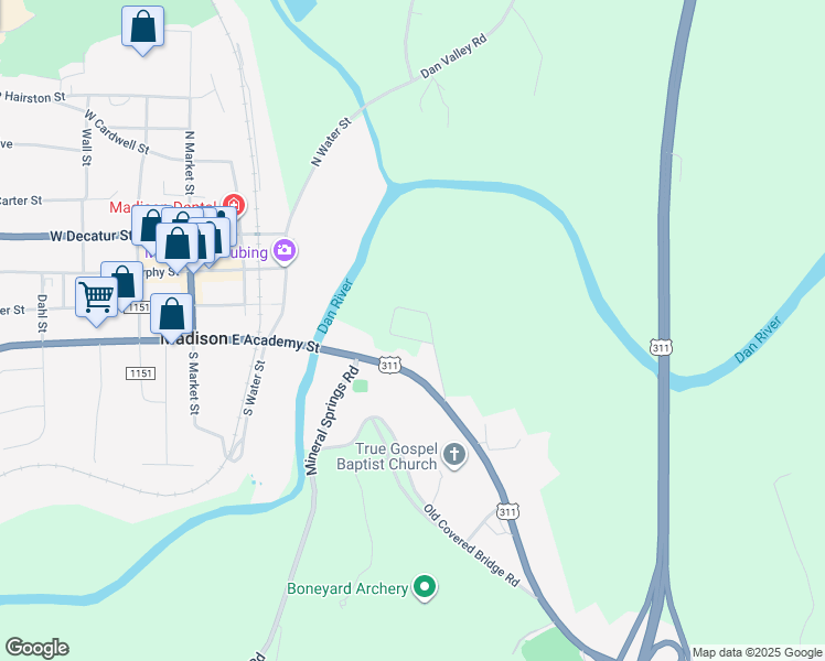 map of restaurants, bars, coffee shops, grocery stores, and more near 274 H West Circle in Madison