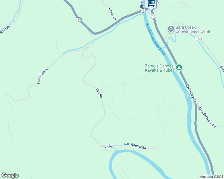map of restaurants, bars, coffee shops, grocery stores, and more near 230 Lower Springs Drive in Jefferson