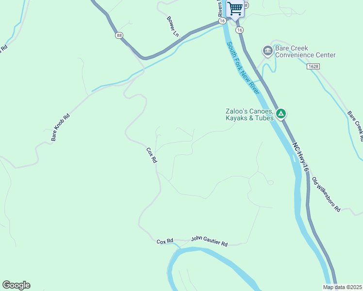 map of restaurants, bars, coffee shops, grocery stores, and more near 230 Lower Springs Drive in Jefferson