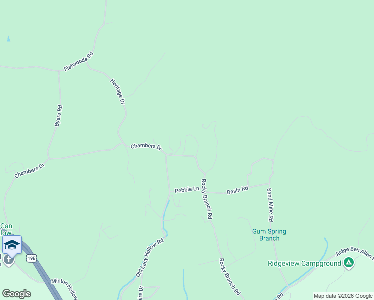 map of restaurants, bars, coffee shops, grocery stores, and more near 121 Lewis Blevins Road in Elizabethton