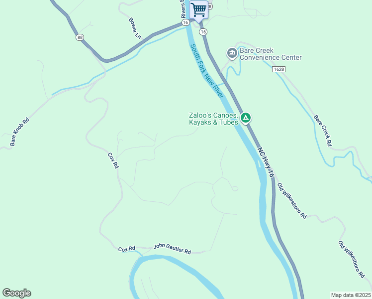 map of restaurants, bars, coffee shops, grocery stores, and more near 528 Woodland Valley Road in Jefferson
