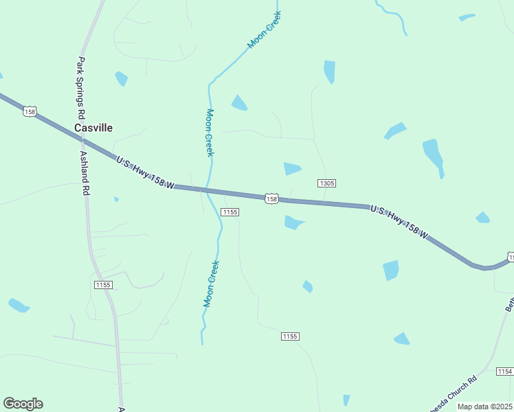map of restaurants, bars, coffee shops, grocery stores, and more near 10258 U.S. 158 in Ruffin