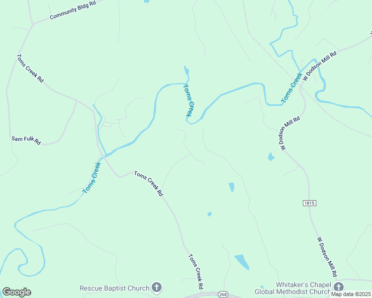 map of restaurants, bars, coffee shops, grocery stores, and more near 241 Hickory Ridge Trail in Pilot Mountain