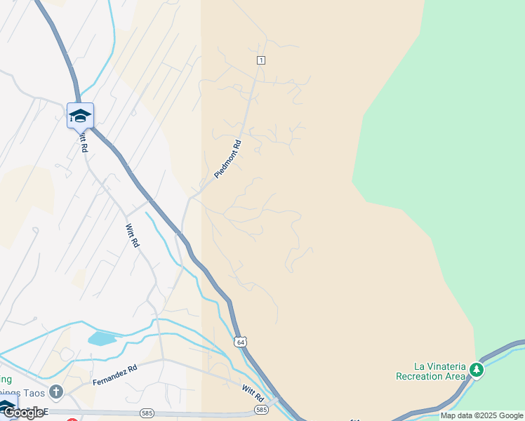 map of restaurants, bars, coffee shops, grocery stores, and more near 500 Camino Solana in Taos