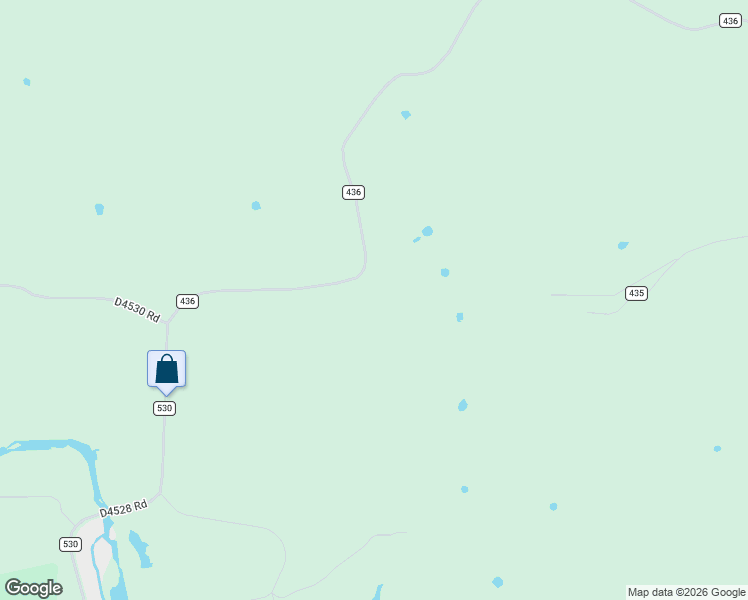map of restaurants, bars, coffee shops, grocery stores, and more near 4313 County Road 436 in Delaware County