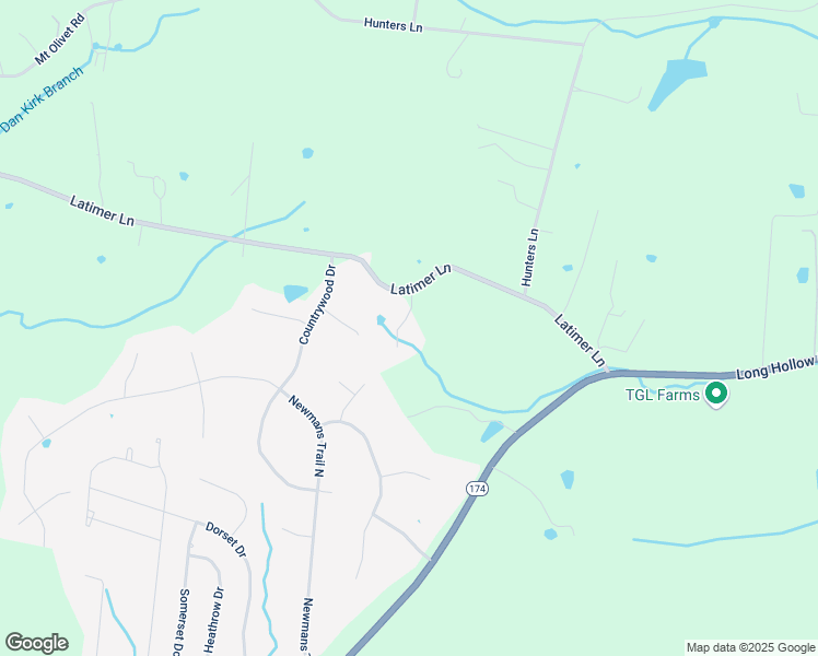 map of restaurants, bars, coffee shops, grocery stores, and more near 3 Park Lane in Hendersonville