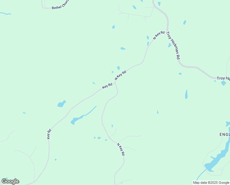 map of restaurants, bars, coffee shops, grocery stores, and more near 1827 North Key Road in Troy