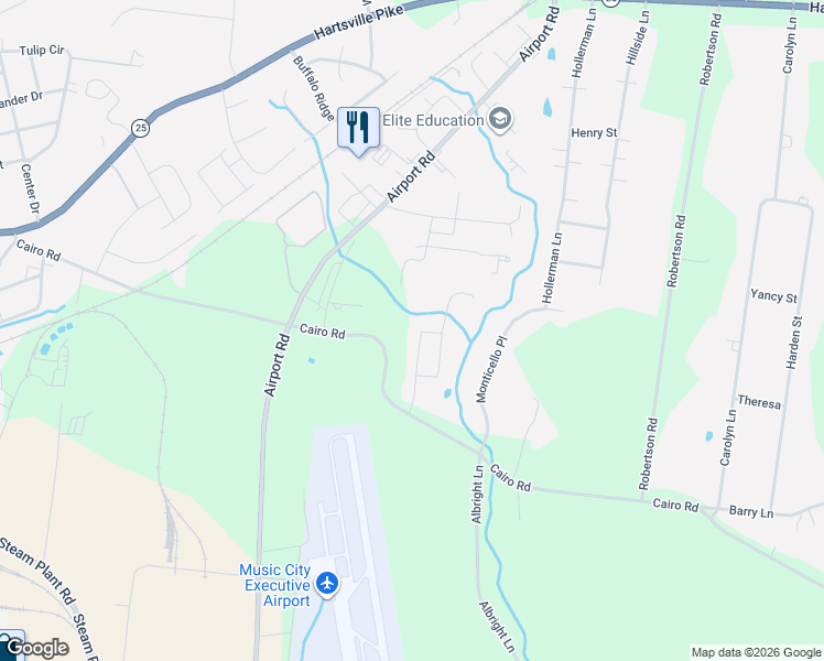map of restaurants, bars, coffee shops, grocery stores, and more near 1069 Lindyn Lee Way in Gallatin