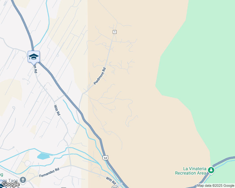 map of restaurants, bars, coffee shops, grocery stores, and more near 500-518 Camino Solana in Taos