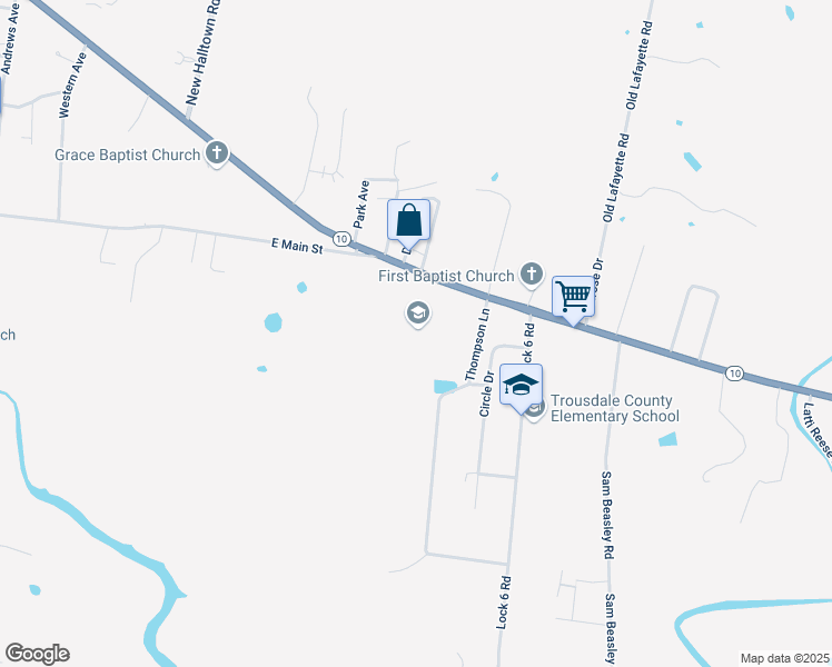 map of restaurants, bars, coffee shops, grocery stores, and more near 716 East McMurry Boulevard in Hartsville