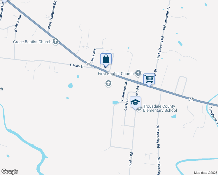 map of restaurants, bars, coffee shops, grocery stores, and more near 716 East McMurry Boulevard in Hartsville