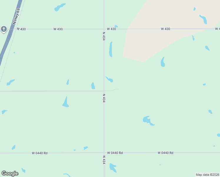 map of restaurants, bars, coffee shops, grocery stores, and more near 5500 North 434 in Adair