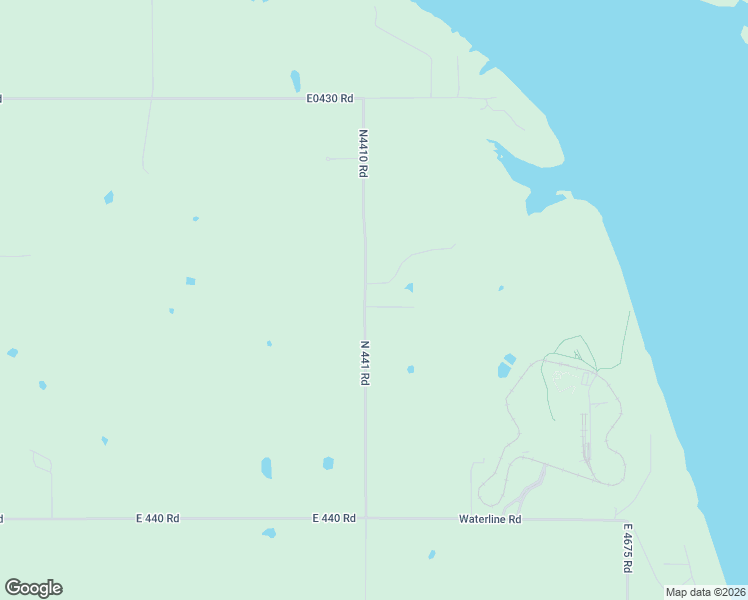 map of restaurants, bars, coffee shops, grocery stores, and more near 5508 North 441 Road in Adair