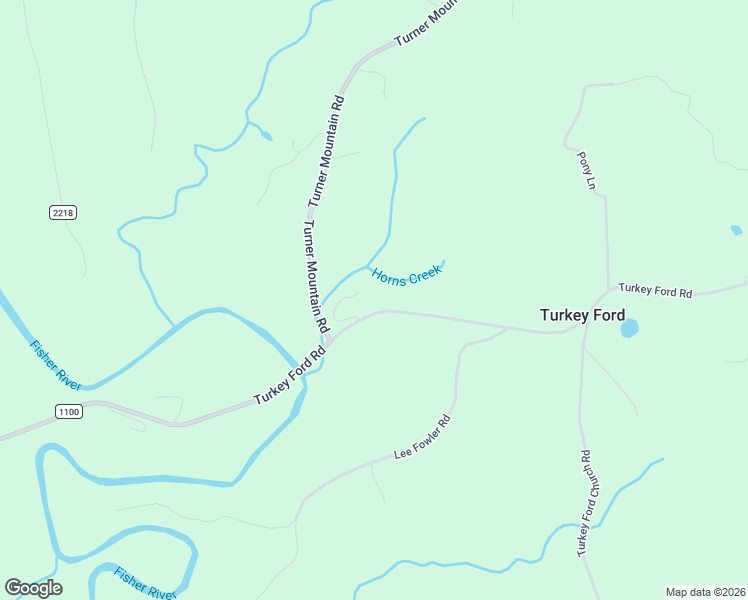map of restaurants, bars, coffee shops, grocery stores, and more near 1239 Turkey Ford Road in Mount Airy