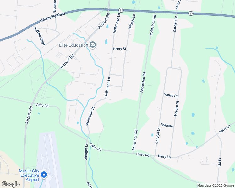 map of restaurants, bars, coffee shops, grocery stores, and more near 1399 Misty Morning Drive in Gallatin