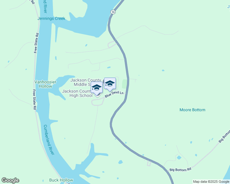 map of restaurants, bars, coffee shops, grocery stores, and more near 170 Blue Devil Lane in Gainesboro