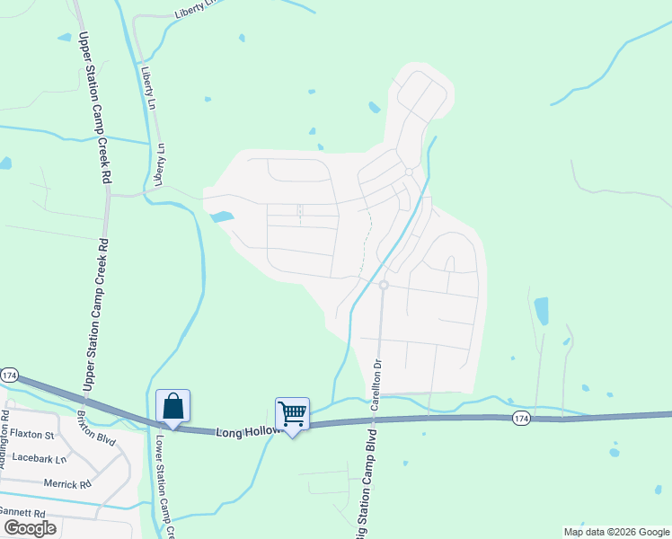 map of restaurants, bars, coffee shops, grocery stores, and more near 108 Gulfstream Drive in Gallatin