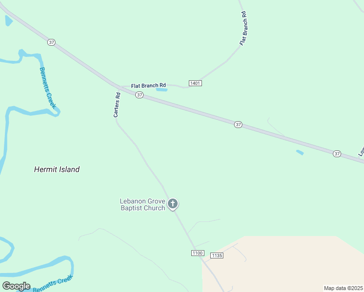 map of restaurants, bars, coffee shops, grocery stores, and more near North Carolina 37 in Hobbsville