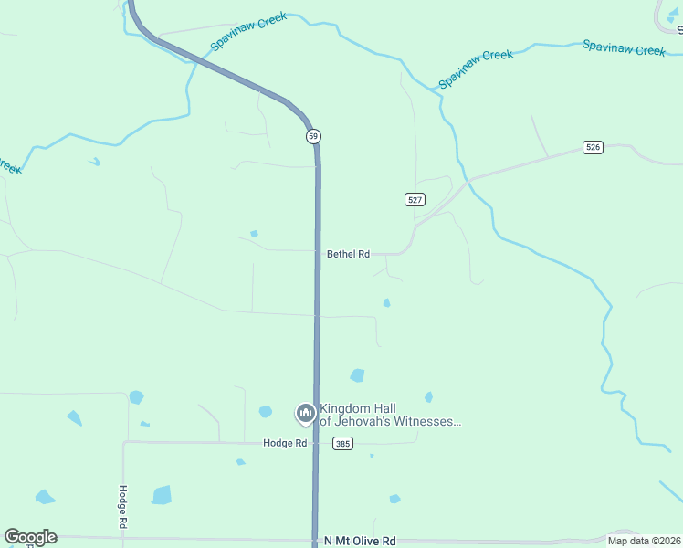 map of restaurants, bars, coffee shops, grocery stores, and more near 18551 Bethel Road in Gravette