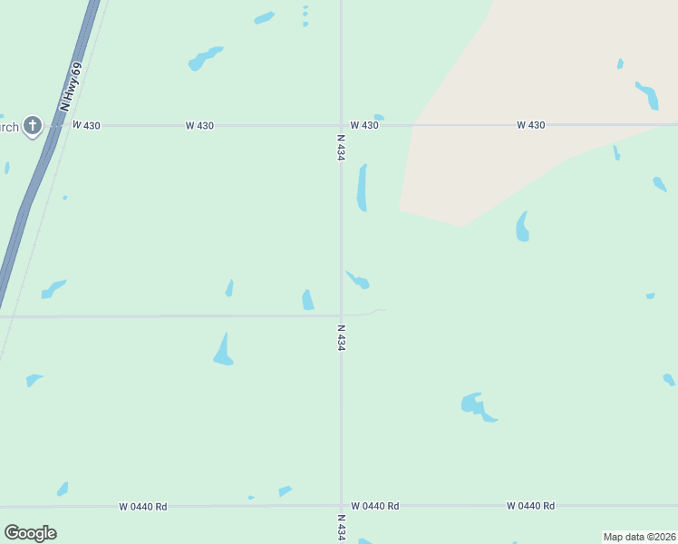 map of restaurants, bars, coffee shops, grocery stores, and more near 5500 North 434 in Adair