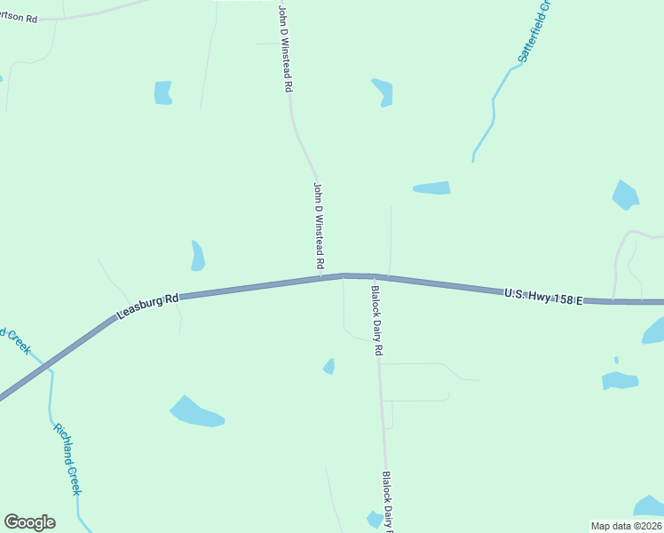 map of restaurants, bars, coffee shops, grocery stores, and more near 3593 Leasburg Road in Roxboro