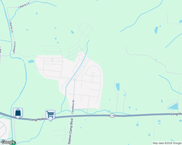 map of restaurants, bars, coffee shops, grocery stores, and more near 237 Black Thorn Lane in Gallatin