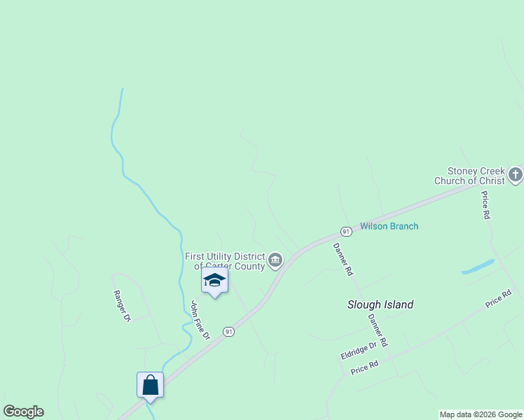 map of restaurants, bars, coffee shops, grocery stores, and more near 145 Bernie Lewis Road in Elizabethton