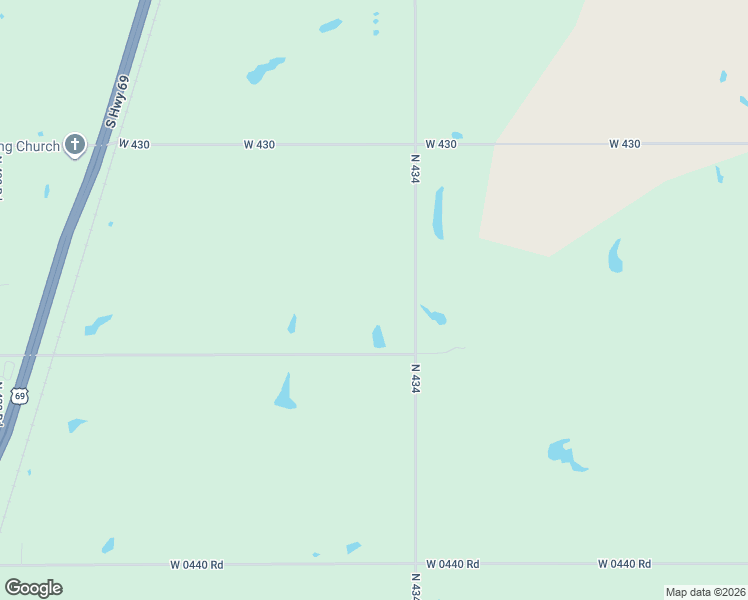 map of restaurants, bars, coffee shops, grocery stores, and more near 5500 North 434 in Adair