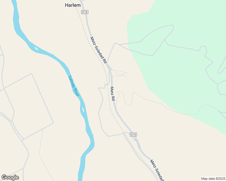 map of restaurants, bars, coffee shops, grocery stores, and more near 36527 Metz Road in Soledad