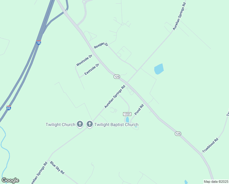 map of restaurants, bars, coffee shops, grocery stores, and more near 1454 Aurelian Springs Road in Halifax
