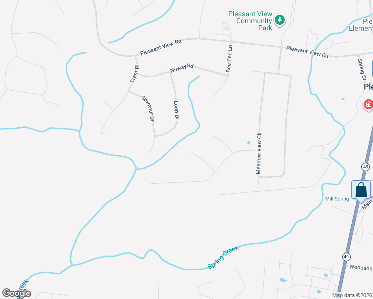 map of restaurants, bars, coffee shops, grocery stores, and more near 5232 Grand View Lane in Pleasant View