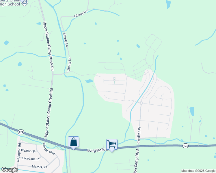 map of restaurants, bars, coffee shops, grocery stores, and more near 112 Santa Rosa Drive in Gallatin