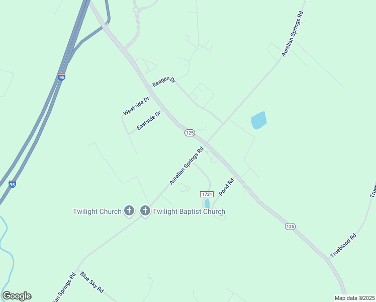 map of restaurants, bars, coffee shops, grocery stores, and more near 1454 Aurelian Springs Road in Halifax