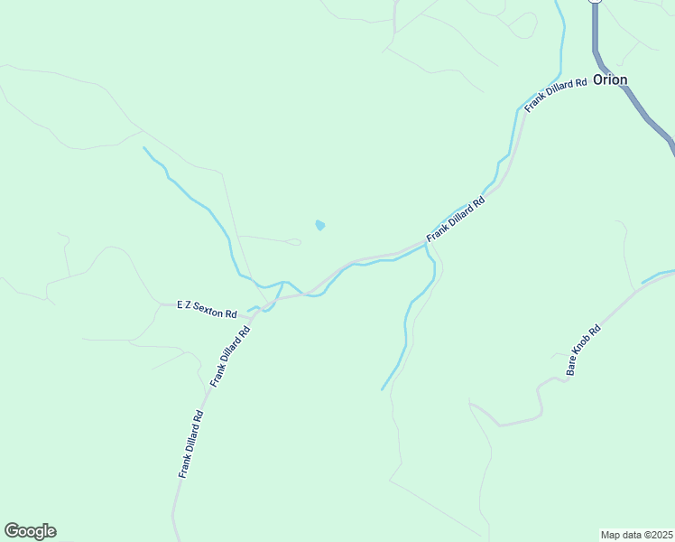 map of restaurants, bars, coffee shops, grocery stores, and more near Frank Dillard Road in Jefferson
