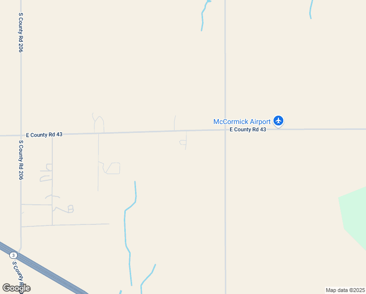 map of restaurants, bars, coffee shops, grocery stores, and more near 206755 East County Road 43 in Woodward