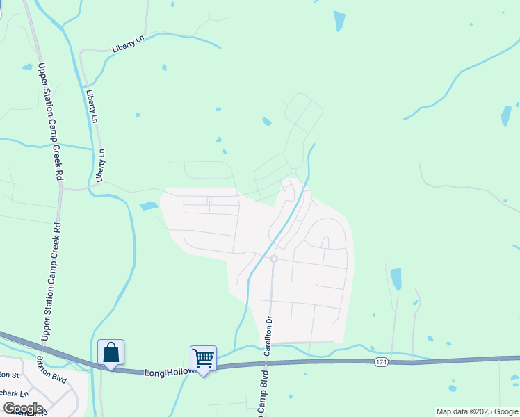 map of restaurants, bars, coffee shops, grocery stores, and more near 131 Monarchos Drive in Gallatin