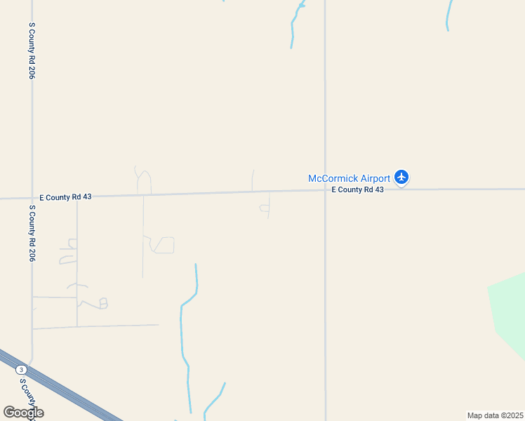 map of restaurants, bars, coffee shops, grocery stores, and more near 206755 East County Road 43 in Woodward