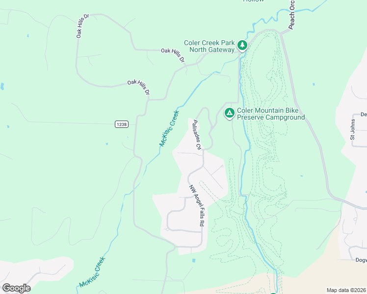 map of restaurants, bars, coffee shops, grocery stores, and more near 2905 Northwest Niagra Lane in Bentonville