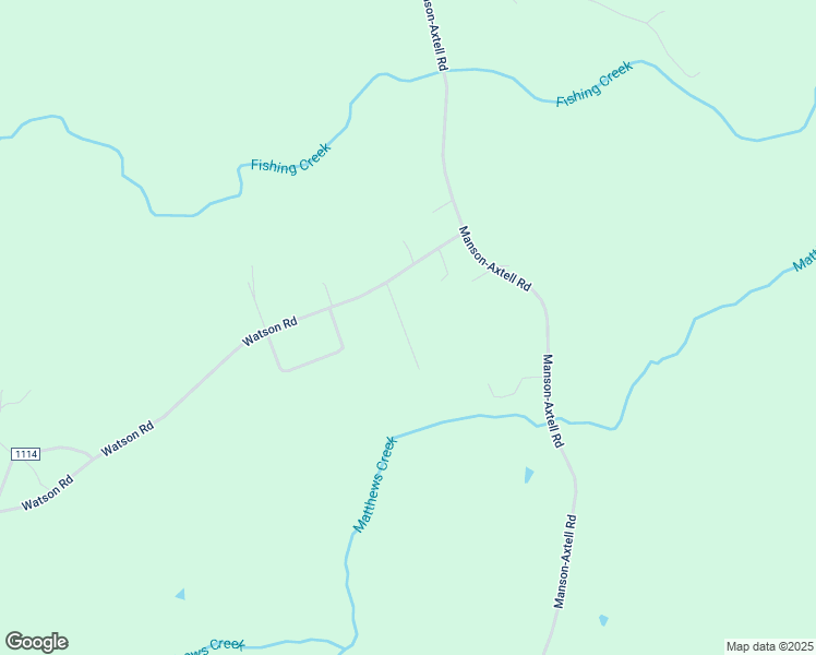 map of restaurants, bars, coffee shops, grocery stores, and more near 151 Watson Road in Norlina
