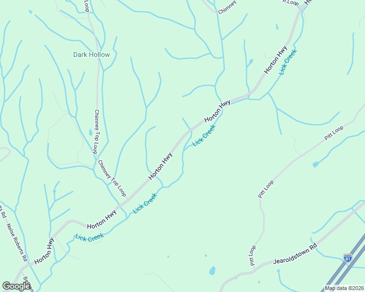 map of restaurants, bars, coffee shops, grocery stores, and more near 17330 Horton Highway in Fall Branch