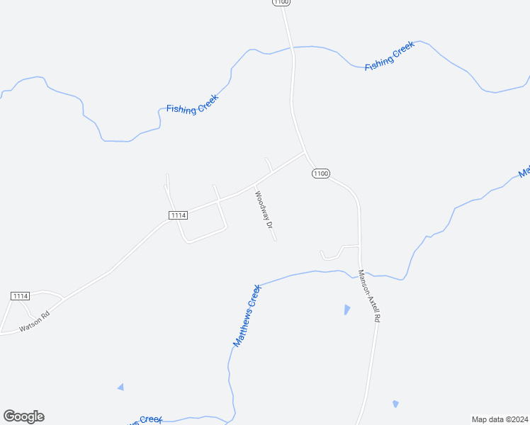 map of restaurants, bars, coffee shops, grocery stores, and more near Woodway Drive in Norlina