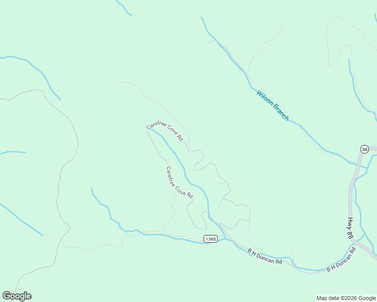 map of restaurants, bars, coffee shops, grocery stores, and more near 750 Carefree Cove Road in Creston